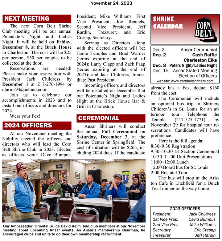 Corn Belt Shrine Club